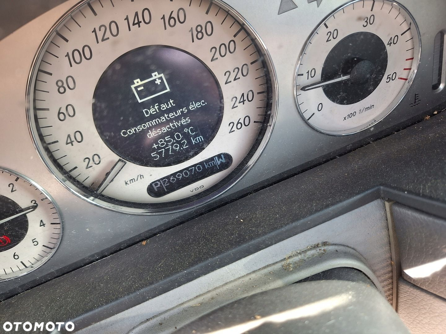 MERCEDES E-KLASA W211 2.2 CDI LICZNIK ZEGARY A2115407411 VDO - 2