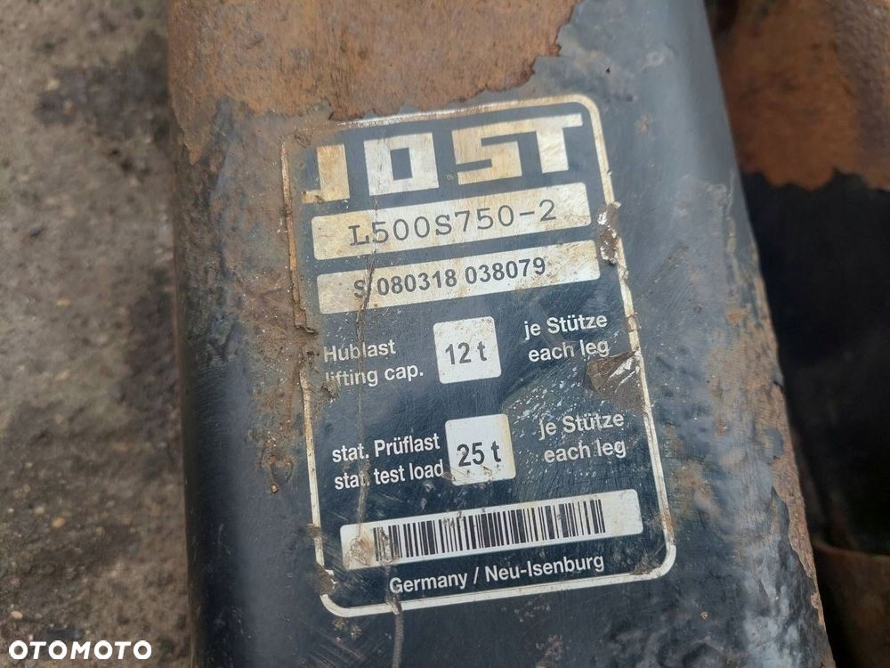 Łapy Stopy Nogi naczepy JOST L500S750-2 - 2
