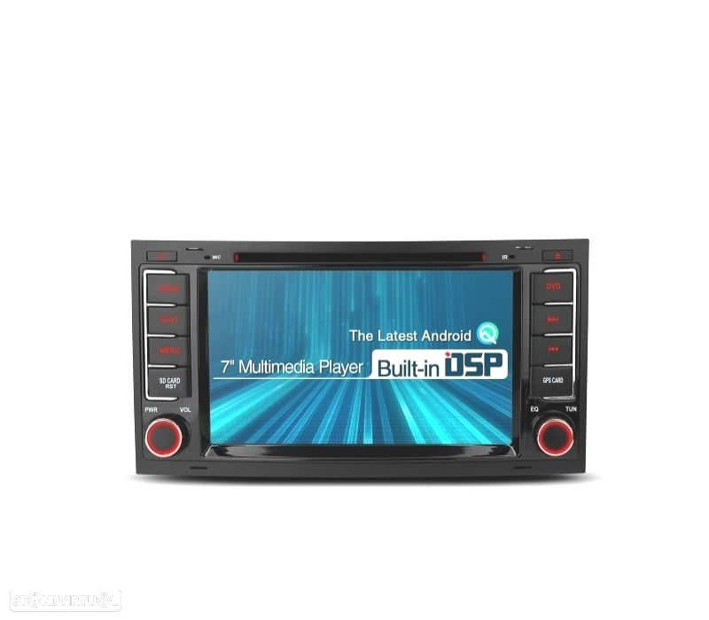 AUTO RÁDIO 7" ANDROID 12 OCTA-CORE MULTIMEDIA DVD GPS PARA VOLKSWAGEN VW TOUAREG MULTIVAN TRANSPORT - 7