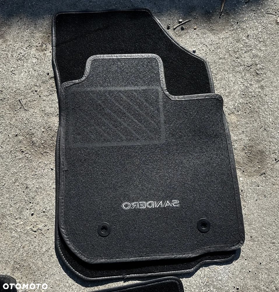 Dywaniki Welurowe Dacia Sandero II Stepway Oryginał Komplet - 5
