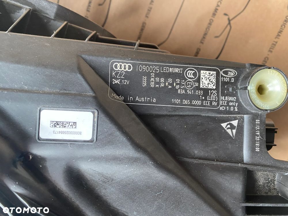 AUDI Q3 83A kompletny przód maska lampy zderzak błotnik pas LS9R 2Y2Y   26km - 37