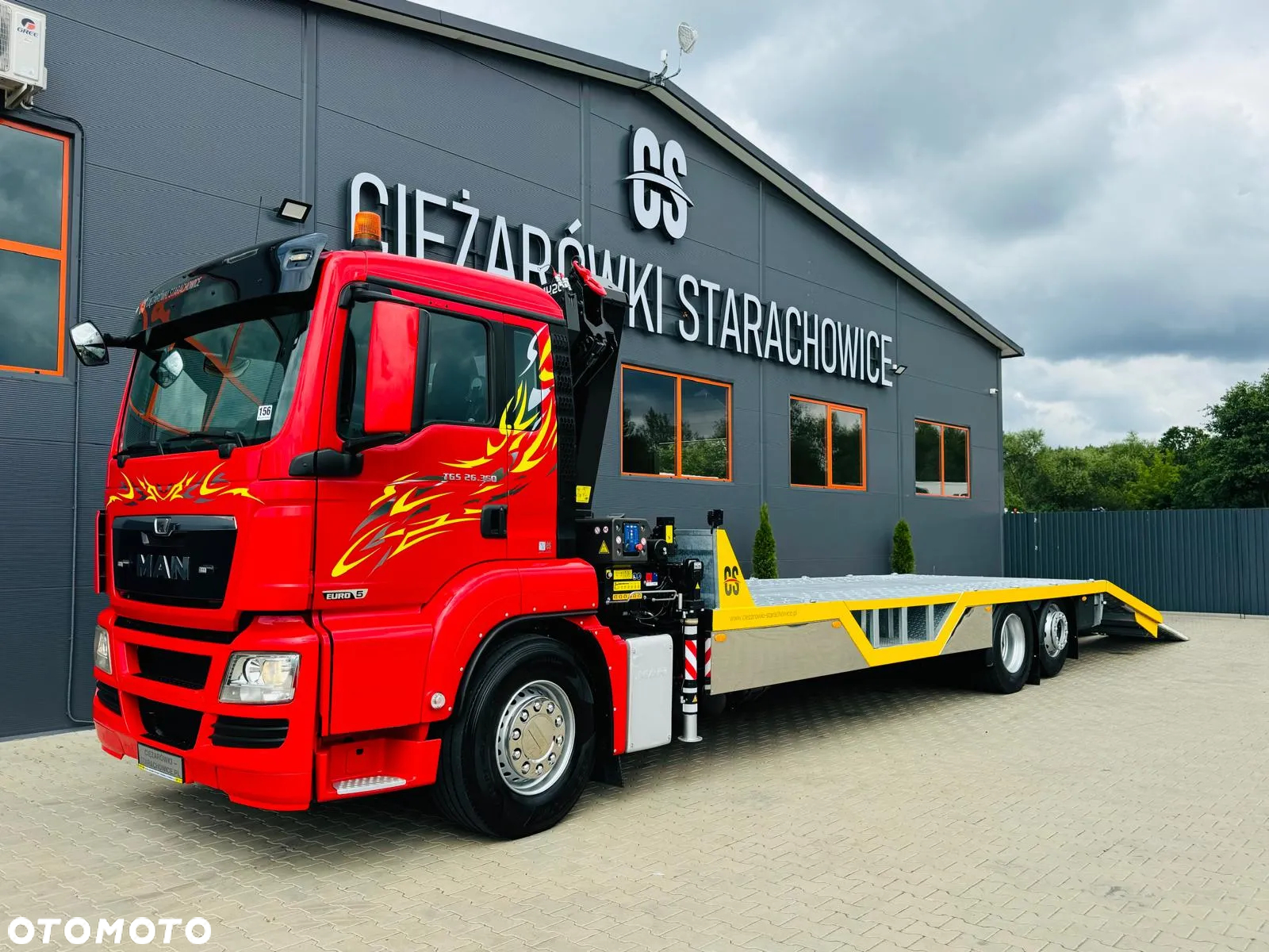 MAN MAN MAN TGS TGX 26.360 E5 laweta uniwersalna 10,2m + Dźwig HDS HMF 1420 K2 / do przewozu kontenerów / pomoc drogowa / platforma / energetyka/ kran krane dzwig hds żuraw - 2