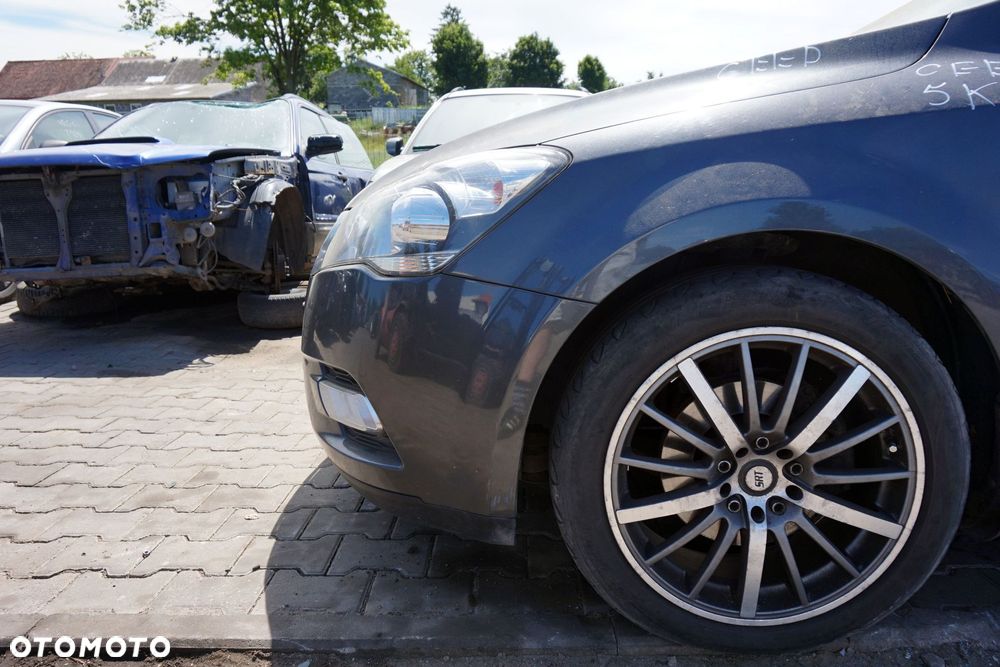 MASKA ZDERZAK BŁOTNIKI LAMPY CEED I LIFT 5K  KIA 2009-2012 CZARNY PRZÓD KOMPLETNY - 28