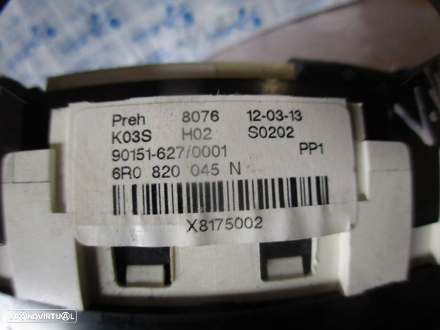 Comando Sofagem 901516270001 6R0820045N VW POLO 6R FASE 1 2014 1.6TDI 90CV 5P VERMELHO ORIGINAL VW POLO 5 6R FASE 1 2012 1.6TDI 90CV 5P CINZA ESCURO - 4