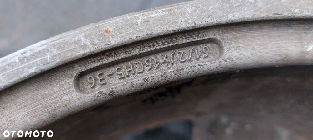 FELGI ALUMINIOWE 16x6,5J 5x108 ET 36 FI 60,1 - 7