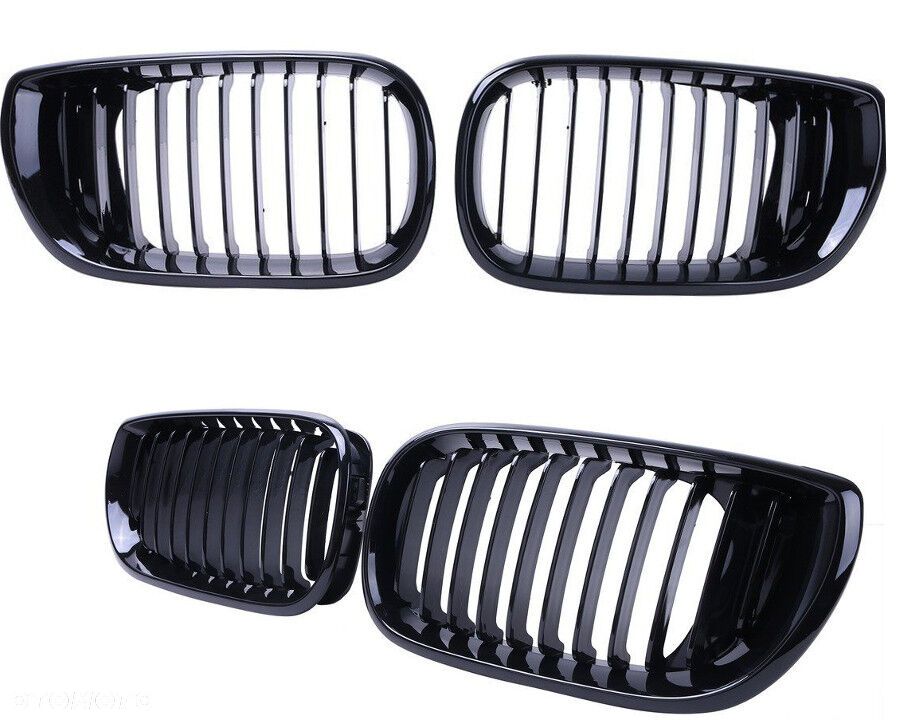 GRILL NERKI BMW E46 SEDAN KOMBI 01-05 LIFT POŁYSK - 4