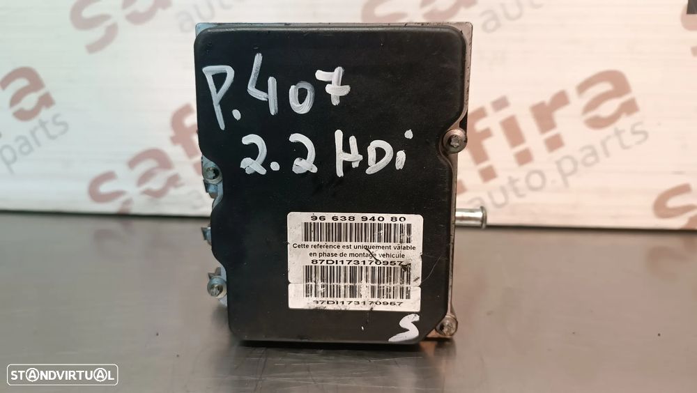 MODULO ABS PEUGEOT 407 REF: 9663894080 0265235273 9662005180 - 3