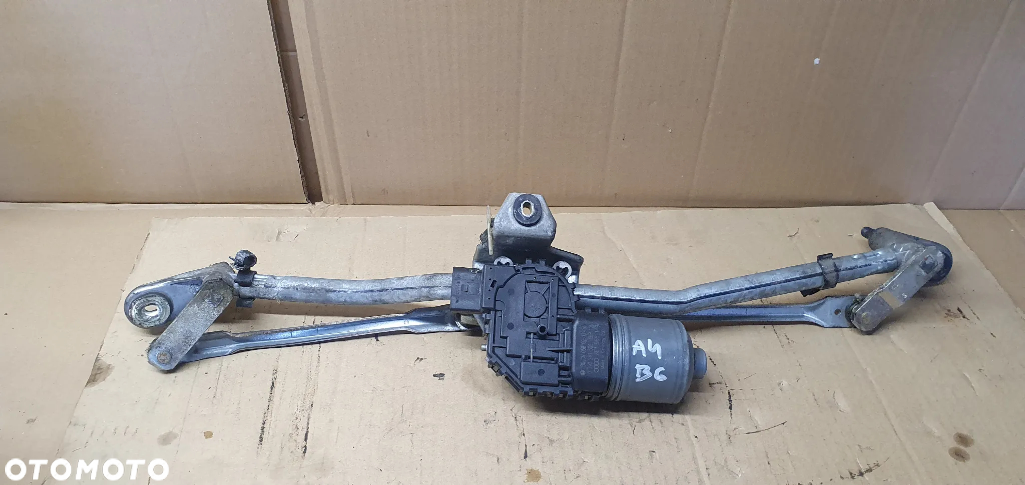 Mechanizm wycieraczek przód przedni Audi A4 B6 8E1955119 8E1955023A - 5