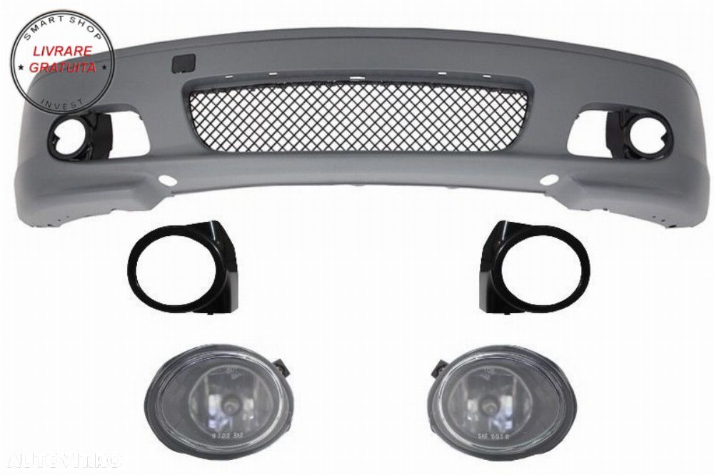 Bara Fata BMW Seria 3 E46 Coupe Cabrio 99-07 M-Technic M-tech II Design cu Proiect- livrare gratuita - 1