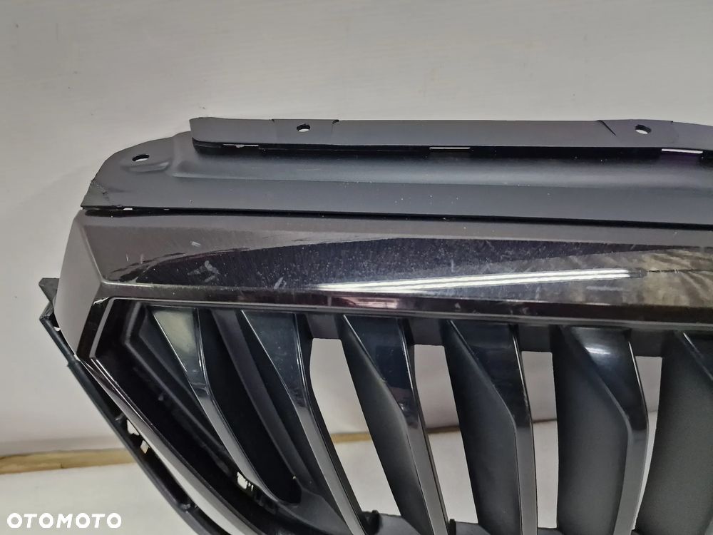 SKODA SCALA 657 18- CZARNA ATRAPA / GRILL PRZEDNI PRZÓD , NR 657853653 , NR AUKCJI GL351 - 3