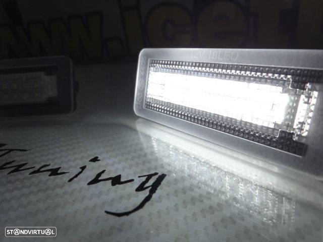 Suporte de lâmpada de matricula com led branco para SMART Fortwo 450, 451 (1998-2014) - 16