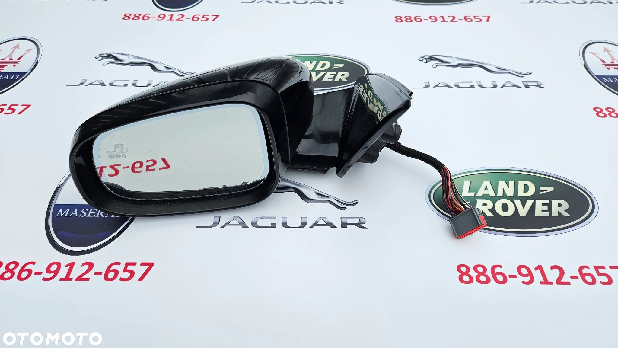 Jaguar XJ 351 2010-2015 Kompletne lusterko lewe Kierowcy USA KOLOR PEC 18 kabli - 1