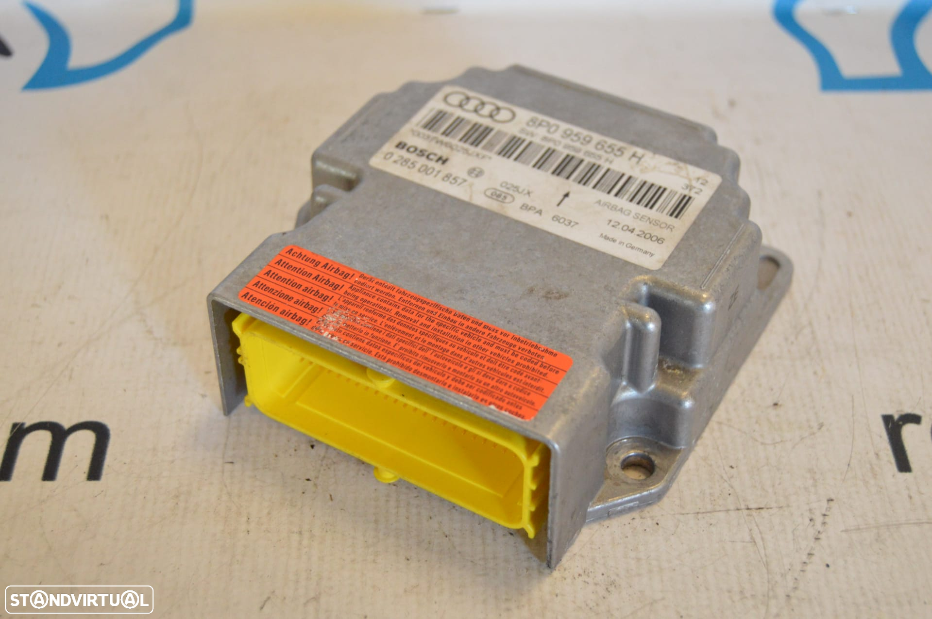 CENTRALINA AIRBAG BOSCH ORIGINAL 8P0959655H 8P0959655 AUDI A3 8P 8PA SPORTBACK 2.0 TDI 170CV BMN - 2