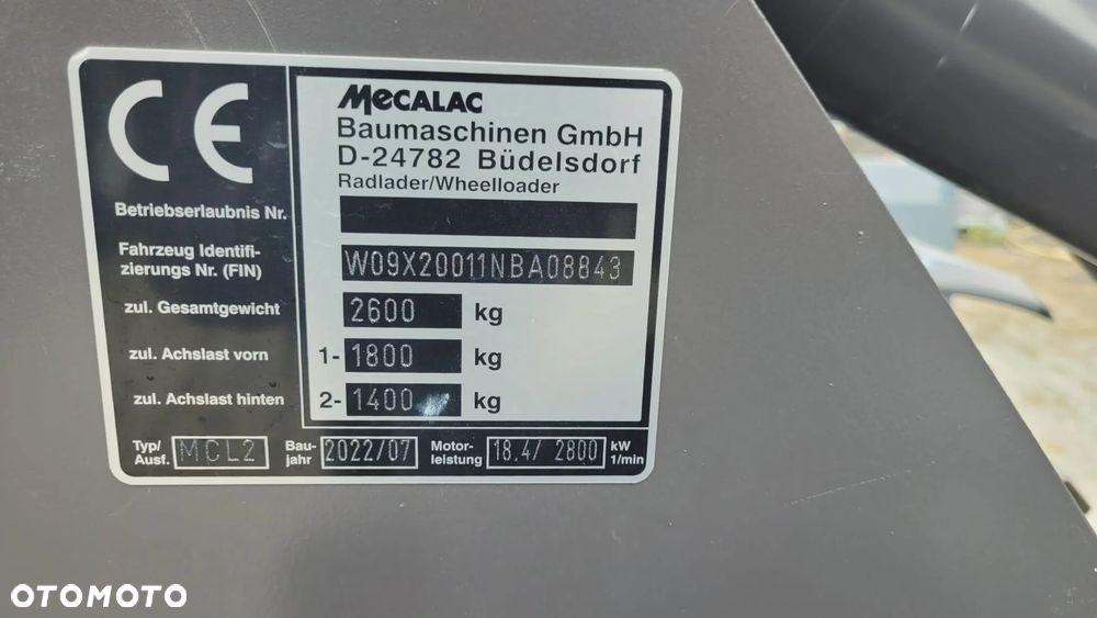 Mecalac MCL 2 - 10