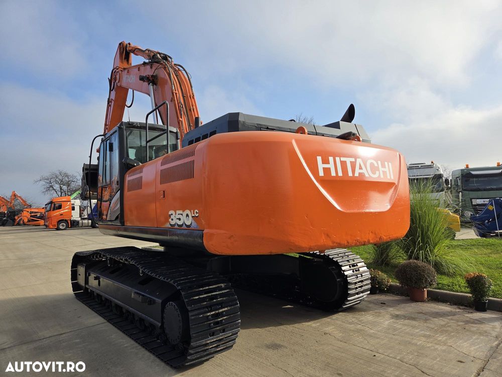 Hitachi ZX350-6, 2019, 12.535h, cupa NOUA 2,2mc, Masa operationala 36,3t, 3 pompe hidr HITACHI, ad sapare 8m, inst picon, lant 90% ok doar 293h mars, camera spate si laterale, AC, ridica 22 tone, posibilitate leasing 4 ani-STARE BUNA-PROMOTIE 83.900 EUR+Tva - 10