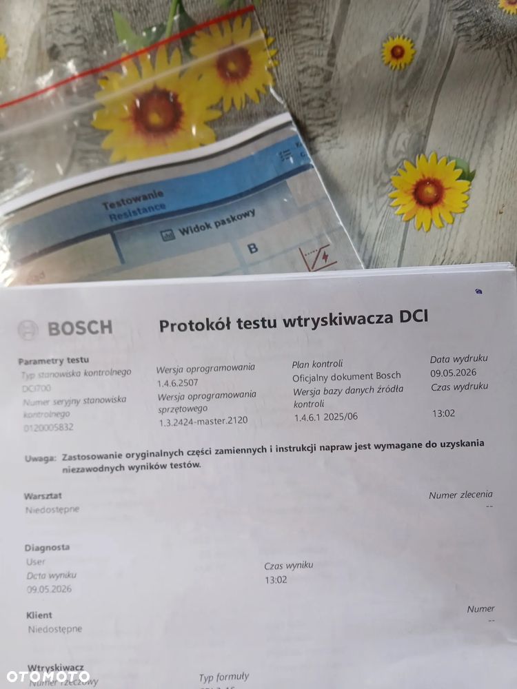 wtryskiwacze 2.2 d , używane ,sprawne, protokoly, mitsubishi  citroen , ford, piezoelektryczne - 3