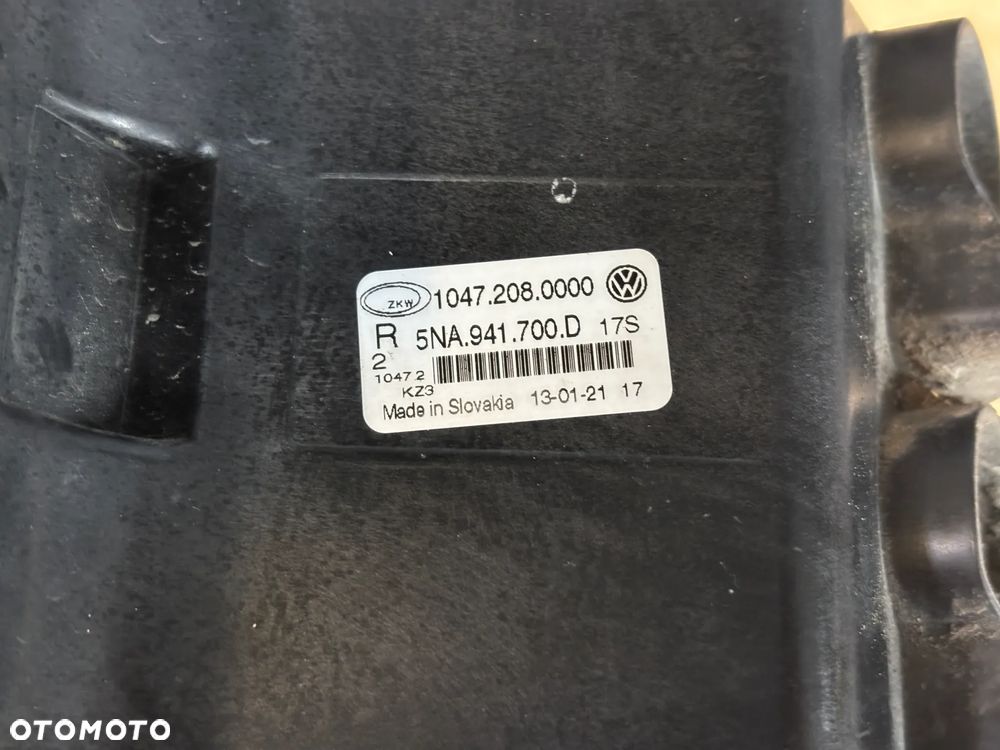 Vw Tiguan II 5NA lampa halogen prawy przód 5NA941700D - 4