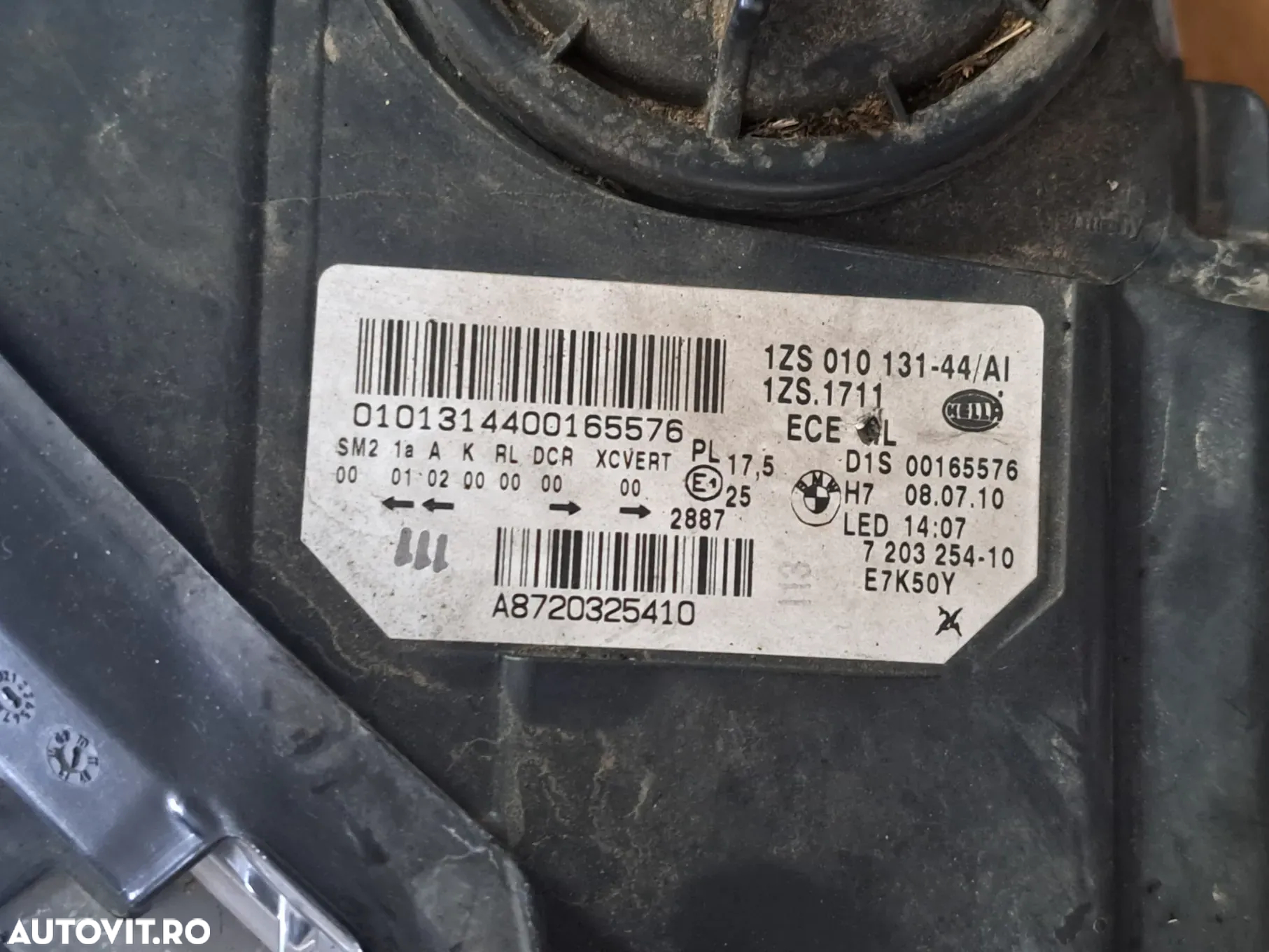 Far dreapta complet ( fara TMS ) Bixenon Adaptiv original BMW F10 F11 F18 - 2