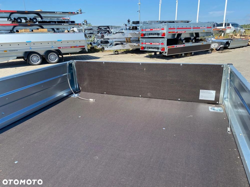 Niewiadów DOSTAWA! Przyczepa wym. 304x150x35, BD7530UT dwuosiowa UCHYLNA! Spawana rama! Wzmocniona tylna burta, sprężyny gazowe! MOCNA - 13