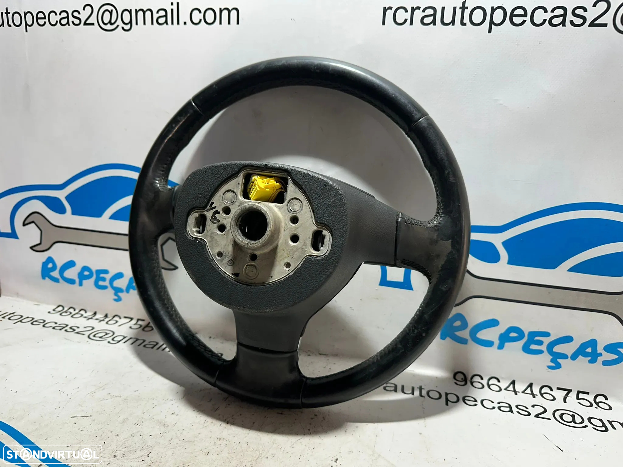 .Volante Pele Original VW Volkswagen Golf V 5 MK5 Variant 1K0419091ES - 7