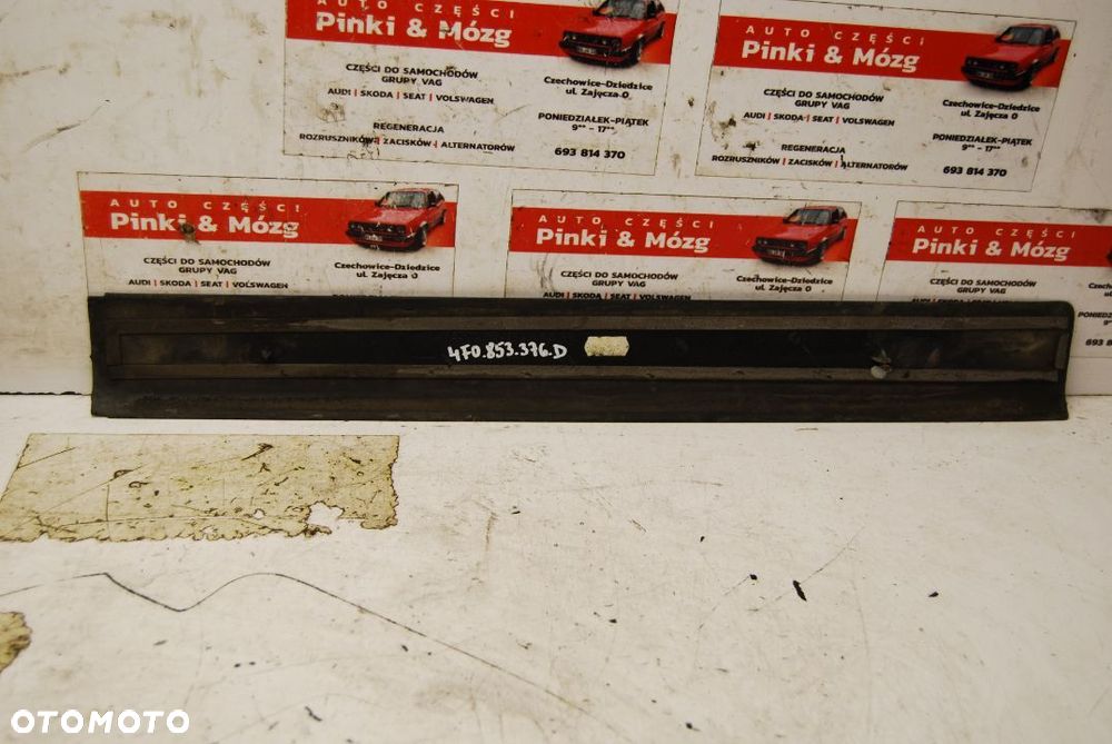 LISTWY PROGOWE LISTWA KOMPLET WEWNĘTRZNE AUDI A6 C6 S-LINESEDAN 4F0853376D 4F0853375C 4F0853374E 4F0853373E - 6