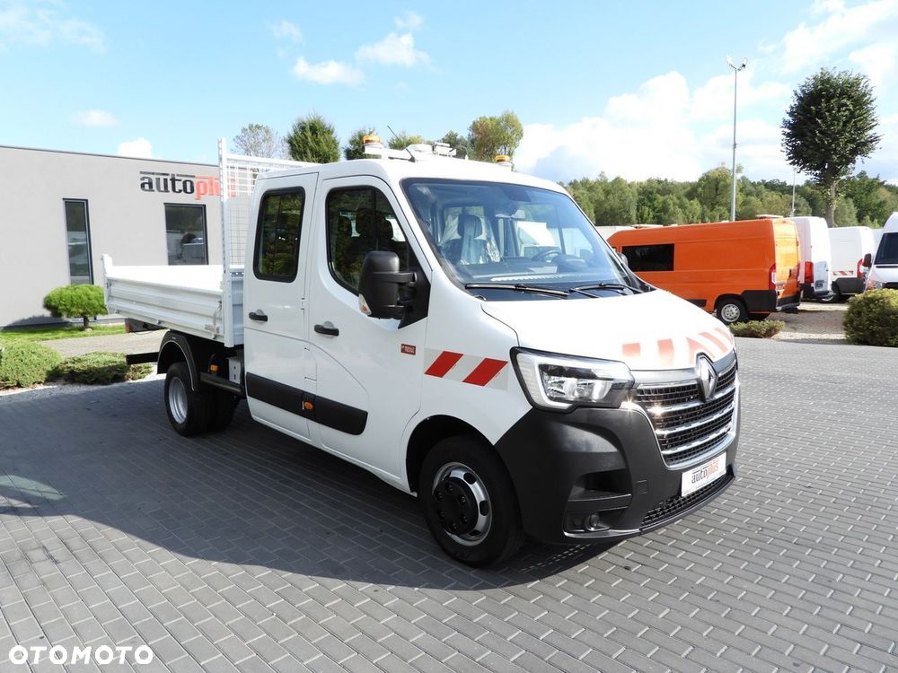Renault MASTER WYWROTKA PODWÓJNA KABINA DOKA 6 MIEJSC TEMPOMAT LEDY BLIŹNIACZE KOŁA KLIMATYZACJA  165KM - 5