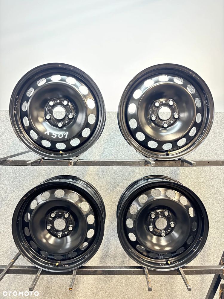 4 FELGI STAL. VW T-ROC, AUDI Q2, SEAT ALTEA  16''  6J ET43  NR. FABR. 5Q0 601027 AM - 1