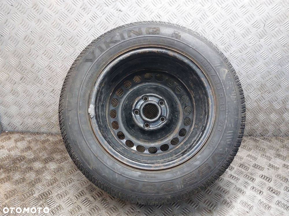 KOŁO FELGA OPONA ZAPAS 5X112 6Jx15 ET45 195/65R15 AUDI VW 8D0601027 - 8