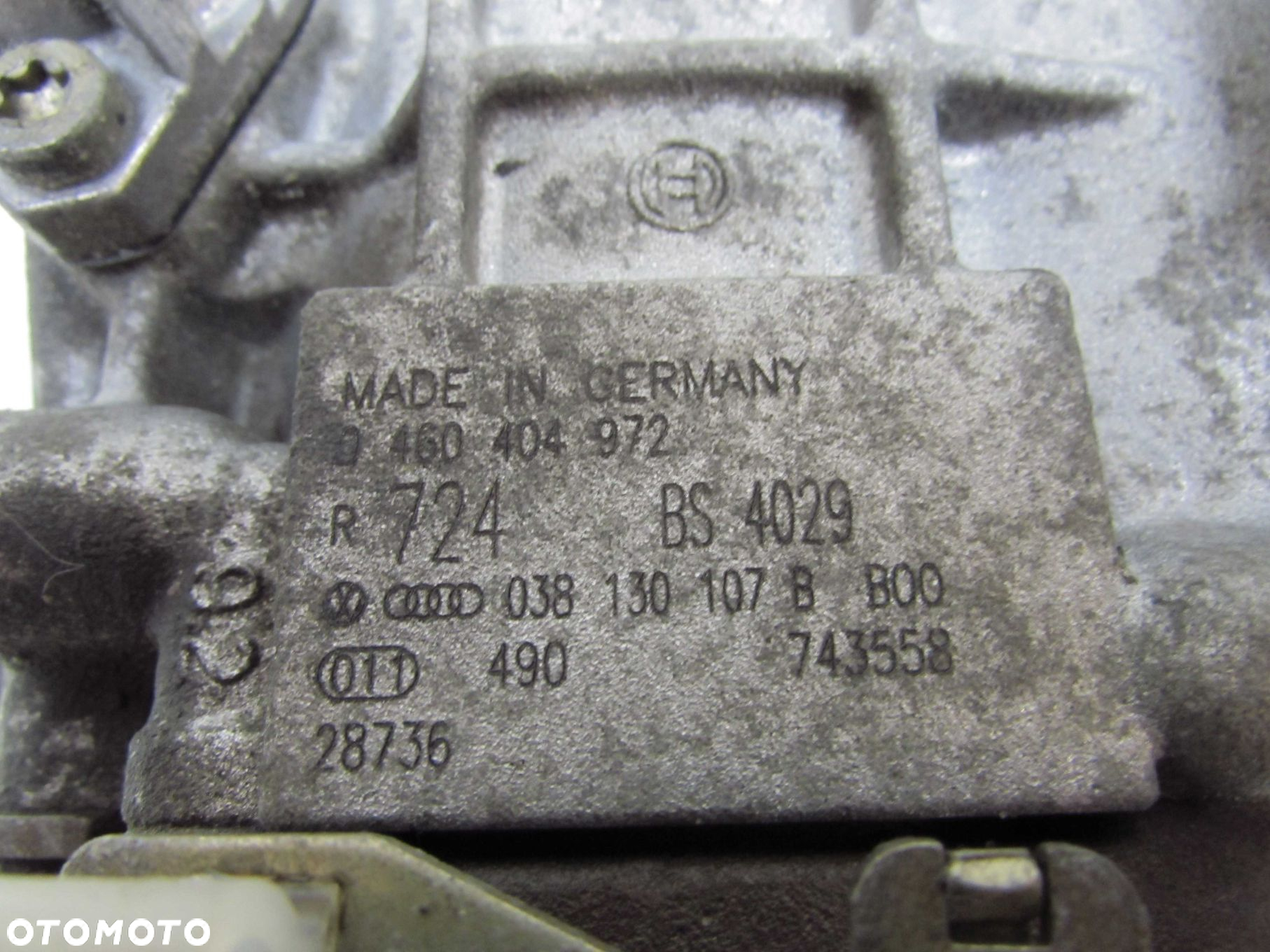 VW SEAT SKODA AUDI 1.9 TDI POMPA WTRYSKOWA PALIWA  0460404972 038130107B - 5