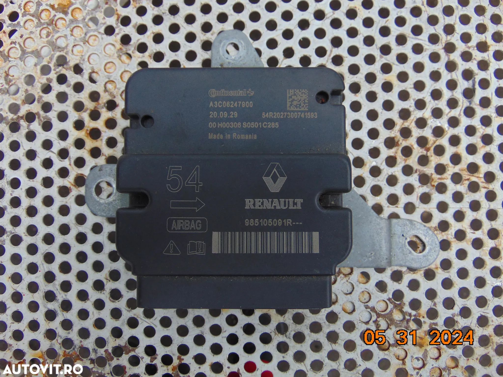 Modul airbag Renault Master Opel movano cod 985105091r - 1