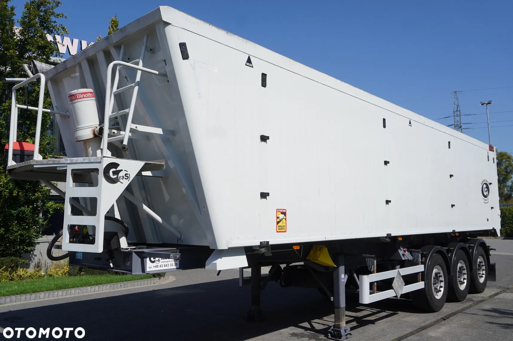 Gras naczepa wywrotka aluminiowa 48 m3 - 8