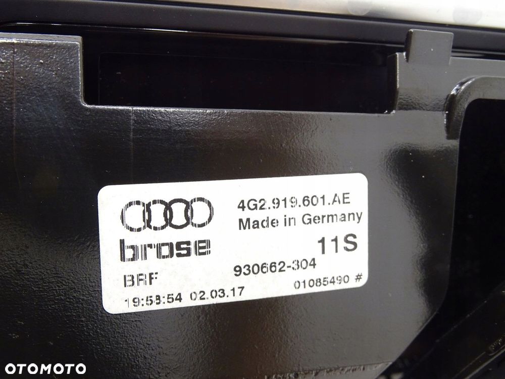 EKRAN MONITOR WYŚWIETLACZ LCD NAWIGACJI WINDA AUDI A6 C7 LIFT 4G2919601AE - 6