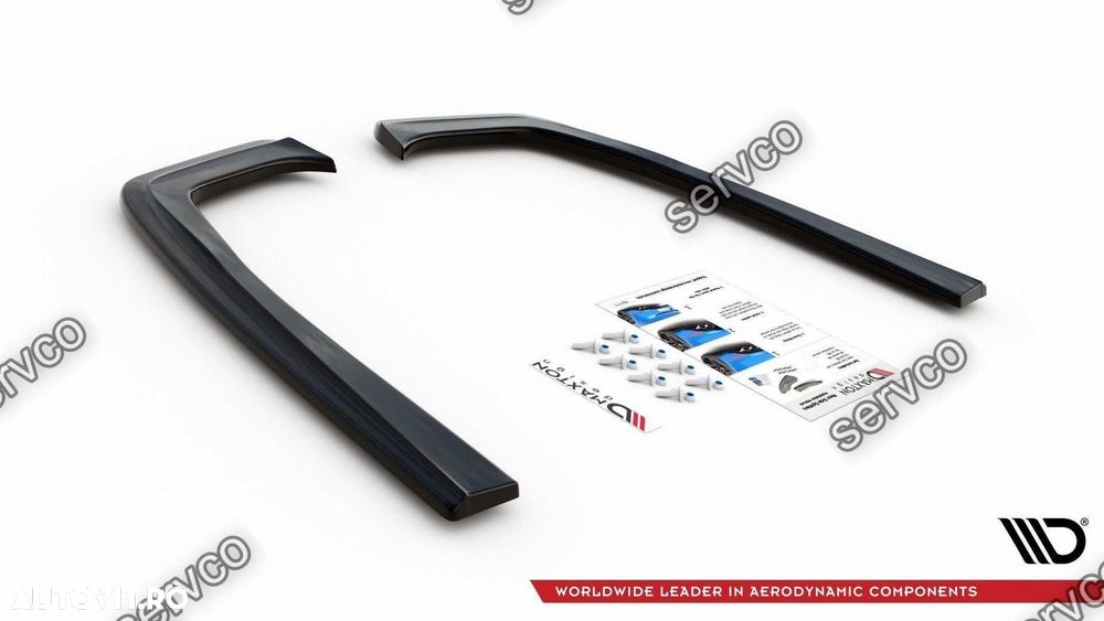 Prelungire splitter bara spate Mercedes E Class S123 E63 Amg Estate 2017- v5 - Maxton Design - 8