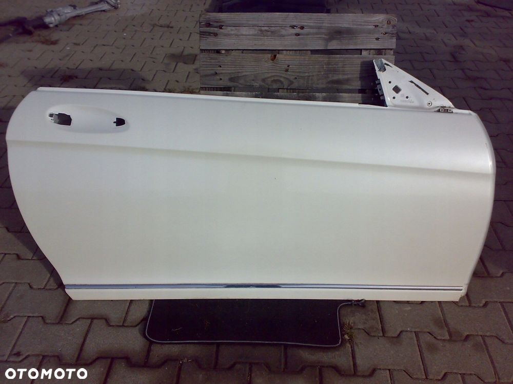 mercedes cl w216 2008r. drzwi prawe idealne w kolor biała perła - 1