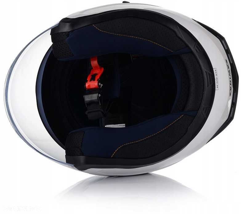 NOWY Otwarty KASK Motocyklowy BIAŁY Skuter Chopper ECER 22.06 BLENDA L - 8