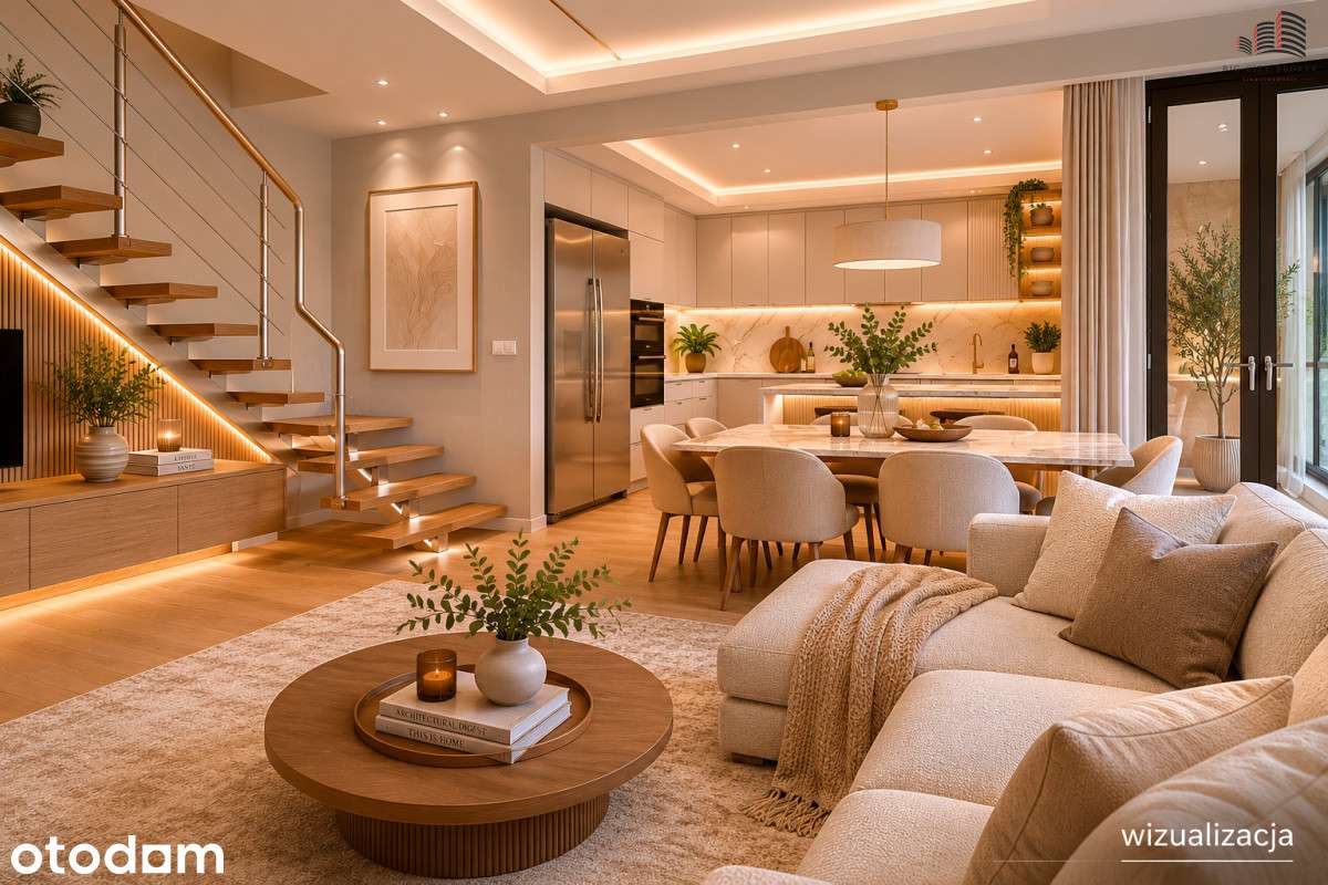 Penthouse z widokiem na miasto | 2 poziomy