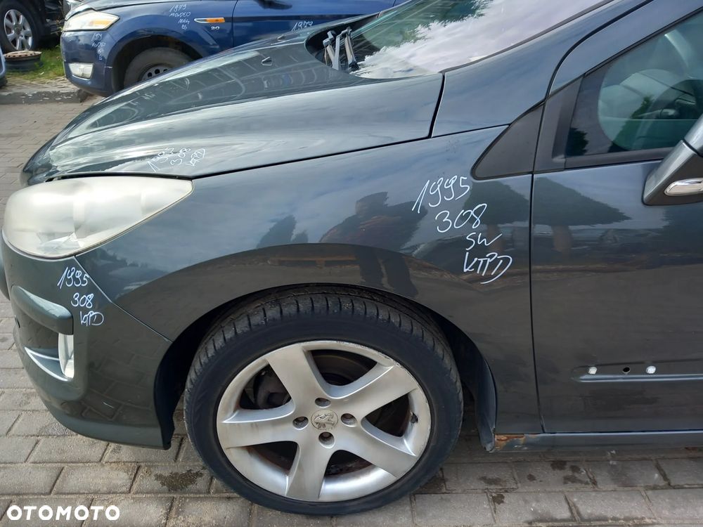 PEUGEOT 308 BŁOTNIK LEWY PRZEDNI LEWY PRZÓD KOLOR: KTPD