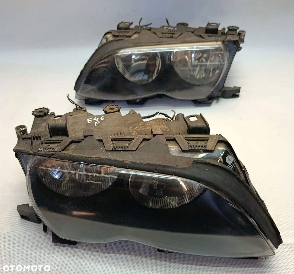 BMW 3 E46 lampa przednia przód Europa lift oryginał bez uszkodzeń - 1