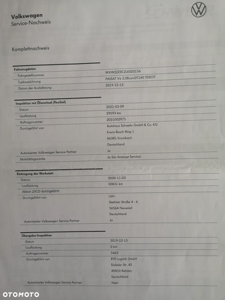 Volkswagen Passat 2.0 TDI Business DSG - 10