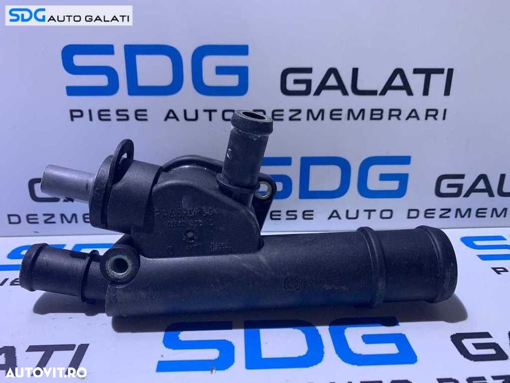 Suport Carcasa Termostat Flansa Senzor Temperatura Apa VW Golf 5 2.0 SDI BDK 2004 - 2008 Cod 038121132D [M5493] - 1