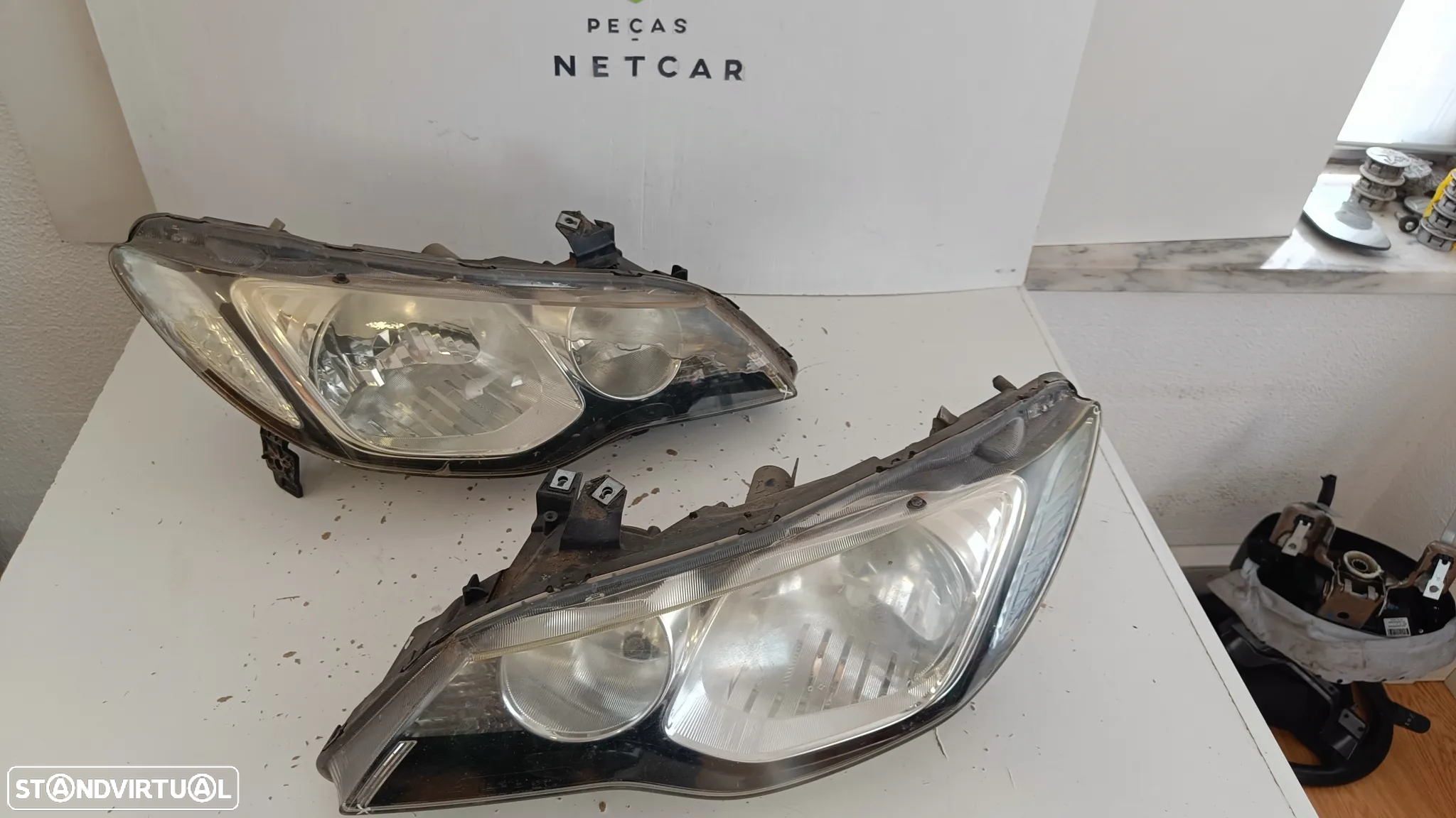 Farol óptica Honda Civic 4 portas 2006 - 3