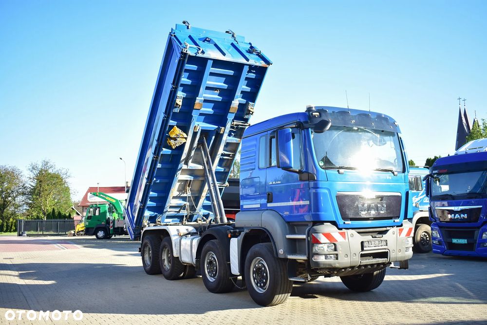 MAN TGS 35.440 8x4 BB Wywrotka 3-Str. Meiller-Kipper * Bordmatic * ! 12.2013 !  Manual/ Oryginalny lakier/ Sprowadzony z Niemiec ! Stan perfekcyjny ! - 11