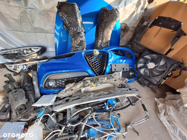alfa romeo stelvio veloce maska zderzak lampy xenon blotnik komplet przod