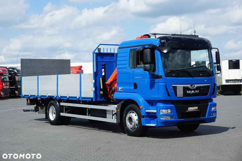 MAN TGM / 18.290  / SKRZYNIOWY + HDS + WINDA / PALFINGER PK 12002 / WYSIĘG 10 M - 29