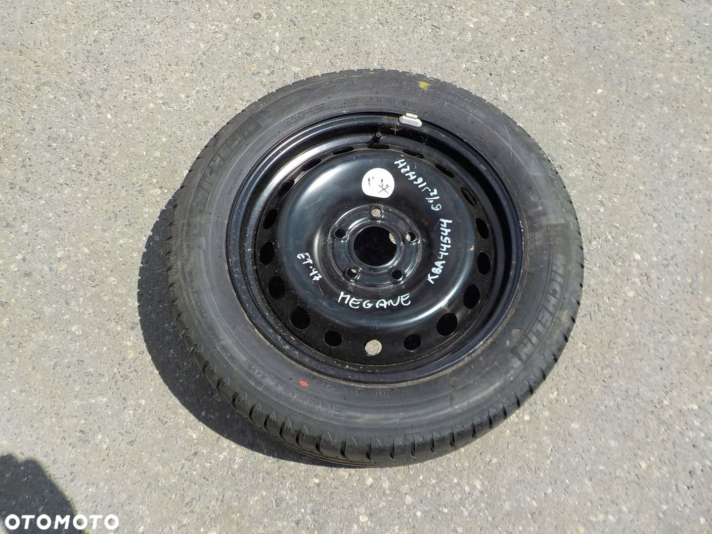 koło dojazdowe zapasowe 16" renault megane III 2011r - 2