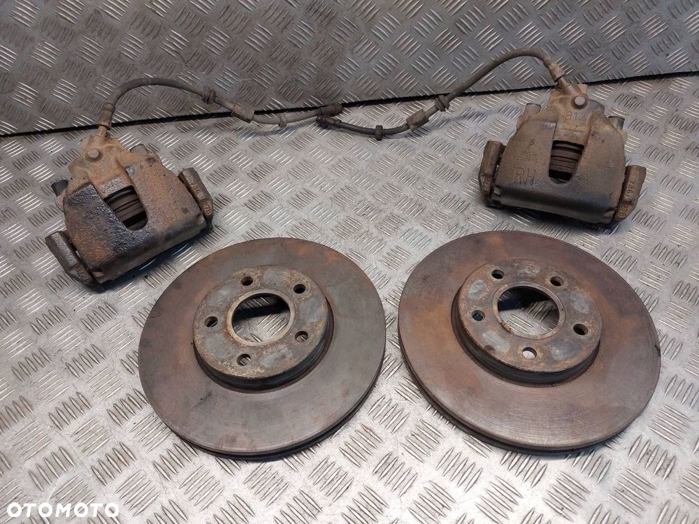 TARCZE HAMULCOWE PRZÓD + ZACISKI VOLVO C30 I - 1