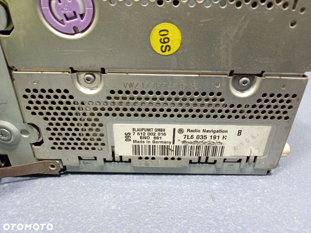 VW TOUAREG I 7L 02- RADIO NAWIGACJA 7L6035191H - 3