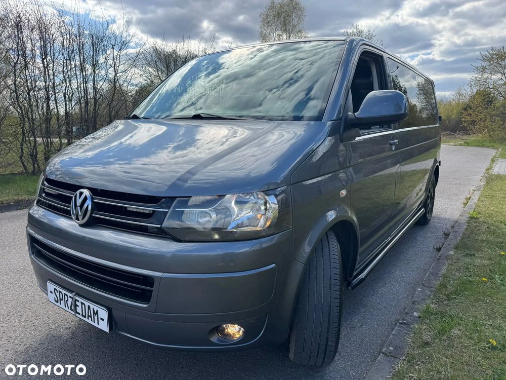 Volkswagen TRANSPORTER T5 L2H1 LIFT DŁUGI Klima Tempomat Navi Kamera Skóry Dubel Kabina 6os Brygadówka - 25