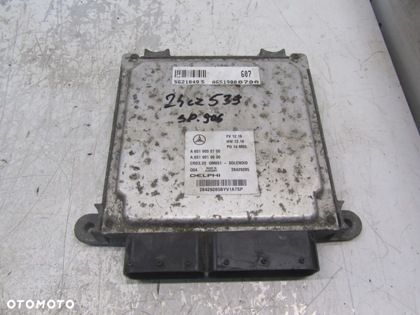 mercedes sprinter 906 2.2cdi 651 komputer silnika a6519000700