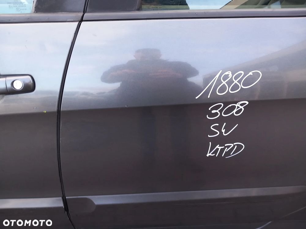 PEUGEOT 308 SW DRZWI LEWE TYLNE LEWY TYŁ KOMBI KOLOR: KTPD - 2